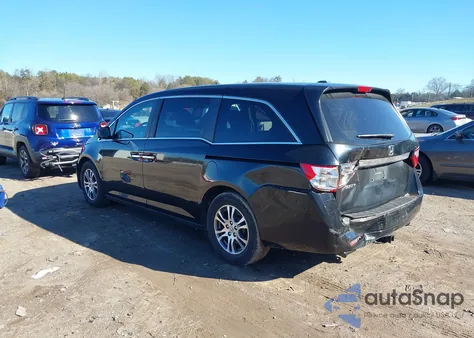 2011 Honda Odyssey Ex-L from USA, damaged, VIN 5FNRL5H62BB064422